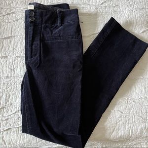 Anthropologie NWT Corduroy Cropped Pants